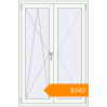 Pricing Tilt-and-Turn 1000x1500 mm KORSA ENERGY-SAVING (SYNEGO MD) RAL 9016 Traffic white two-sided. Price: $340.26