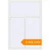 Pricing Tilt-and-Turn 1377x2032 mm KORSA ENERGY-SAVING (SYNEGO MD) RAL 9016 Traffic white two-sided. Price: 8 904.34 UAH