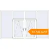Pricing Tilt-and-Turn 2430x1460 mm KORSA BASE (Euro-Design 60) RAL 9016 Traffic white two-sided. Price: ₴14,733.05
