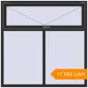 Pricing Tilt-and-Turn 1550x1550 mm KORSA BRILLANT ANTHRACITE_GREY_GLATT two-sided. Price: ₴17,064.92