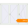 Pricing Tilt-and-Turn 1920x1500 mm KORSA STANDARD (Euro 70) RAL 9016 Traffic white two-sided. Price: €299.10