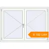 Pricing Tilt-and-Turn 1435x1028 mm KORSA ENERGY-SAVING (SYNEGO MD) RAL 9016 Traffic white two-sided. Price: 8 191.82 UAH