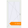 Pricing Tilt-and-Turn 1050x2030 mm KORSA BRILLANT RAL 9016 Traffic white two-sided. Price: ₴11,154.49