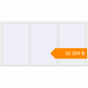 Pricing Tilt-and-Turn 3000x1550 mm KORSA STANDARD (Euro 70) RAL 9016 Traffic white two-sided. Price: ₴10,398.61