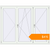 Pricing Tilt-and-Turn 1920x1500 mm KORSA STANDARD (Euro 70) RAL 9016 Traffic white two-sided. Price: $414.91