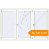 Pricing Tilt-and-Turn 1990x1290 mm KORSA ENERGY-SAVING (SYNEGO MD) RAL 9016 Traffic white two-sided. Price: ₴15,146.44