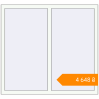 Pricing Tilt-and-Turn 1300x1200 mm KORSA Altest Pony 375 RAL 9016 Traffic white two-sided. Price: ₴4,647.64