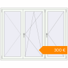 Pricing Tilt-and-Turn 1920x1500 mm KORSA STANDARD (Euro 70) RAL 9016 Traffic white two-sided. Price: €299.51