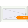 Pricing Tilt-and-Turn 1100x630 mm KORSA BASE (Euro-Design 60) RAL 9016 Traffic white two-sided. Price: ₴4,982.05