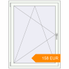 Pricing Tilt-and-Turn 1015x1330 mm KORSA ENERGY-SAVING (SYNEGO MD) RAL 9016 Traffic white two-sided. Price: 157.8 EUR