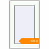 Pricing Tilt-and-Turn 310x500 mm KORSA BASE (Euro-Design 60) RAL 9016 Traffic white two-sided. Price: ₴687.95