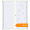Pricing Tilt-and-Turn 2000x2300 mm KORSA STANDARD (Euro 70) RAL 9016 Traffic white two-sided. Price: ₴21,920.79