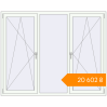 Pricing Tilt-and-Turn 1960x1570 mm KORSA ENERGY-SAVING (SYNEGO MD) RAL 9016 Traffic white two-sided. Price: ₴20,602.00