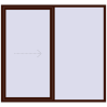 Pricing Sliding patio doors 2160x2000 mm Patio door (Brillant 70) BLACK_CHERRY two-sided