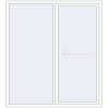 Pricing Sliding patio doors 1830x2032 mm Patio door (Synego) RAL 9016 Traffic white two-sided