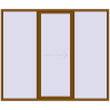 Pricing Sliding patio doors 2600x2200 mm Patio door (Synego) GOLDEN OAK two-sided