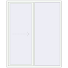 Pricing Sliding patio doors 1800x2200 mm Patio door (Brillant 70)
