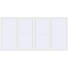 Pricing Sliding patio doors 4200x2100 mm Patio door (Brillant 70) RAL 9016 Traffic white two-sided