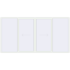 Pricing Sliding patio doors 4300x2200 mm Patio door (Brillant 70) RAL 9016 Traffic white two-sided