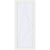 Pricing Balcony doors 950x2350 mm KORSA STANDARD (Euro 70) BALKON DOOR RAL 9016 Traffic white two-sided