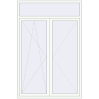 Pricing Balcony doors 1600x2400 mm KORSA STANDARD (Euro 70) BALKON DOOR