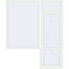 Pricing Balcony doors 2000x2400 mm KORSA STANDARD (Euro 70) BALKON DOOR