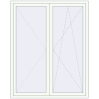 Pricing Balcony doors 1600x2000 mm KORSA ENERGY-SAVING (SYNEGO MD) BALKON DOOR RAL 9016 Traffic white two-sided