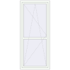 Pricing Balcony doors 900x2100 mm KORSA ENERGY-SAVING (SYNEGO MD) BALKON DOOR RAL 9016 Traffic white two-sided