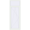 Pricing Balcony doors 900x2500 mm KORSA ENERGY-SAVING (SYNEGO MD) BALKON DOOR RAL 9016 Traffic white two-sided
