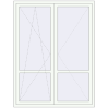Pricing Balcony doors 1600x2100 mm KORSA ENERGY-SAVING (SYNEGO MD) BALKON DOOR RAL 9016 Traffic white two-sided