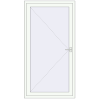 Pricing Entrance doors 1100x2100 mm DOOR KORSA BASE REHAU EURO 60 RAL 9016 Traffic white two-sided