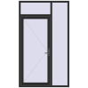 Pricing Entrance doors 1400x2400 mm DOOR KORSA OPTIMUM REHAU BRILLANT