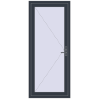 Pricing Entrance doors 900x2100 mm DOOR KORSA ENERGY-SAVING REHAU SYNEGO ANTHRACITE_GREY_STRUKTURAL two-sided