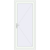 Pricing Entrance doors 880x2080 mm DOOR KORSA BASE REHAU EURO 60 RAL 9016 Traffic white two-sided