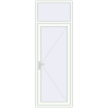 Pricing Entrance doors 900x2600 mm DOOR KORSA BASE REHAU EURO 60 RAL 9016 Traffic white two-sided