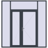 Pricing Entrance doors 2400x2500 mm DOOR KORSA ENERGY-SAVING REHAU SYNEGO