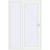 Pricing Entrance doors 1400x2100 mm ABSOLUTE (GENEO Т 117) opens to the outside