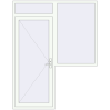 Pricing Entrance doors 1800x2300 mm DOOR KORSA BASE REHAU EURO 60