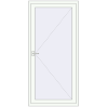 Pricing Entrance doors 1000x2100 mm DOOR KORSA OPTIMUM REHAU BRILLANT RAL 9016 Traffic white two-sided