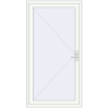 Pricing Entrance doors 1100x2100 mm DOOR KORSA BASE REHAU EURO 60 RAL 9016 Traffic white two-sided