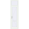 Pricing Internal doors 645x2400 mm INTERIOR door (Z74/60) opens  inside RAL 9016 Traffic white two-sided