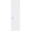 Pricing Internal doors 675x2400 mm INTERIOR door (Т94/60) opens to the outside RAL 9016 Traffic white two-sided