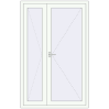 Pricing Internal doors 1300x2050 mm INTERIOR door (Т94/60) opens to the outside RAL 9016 Traffic white two-sided