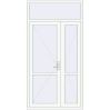 Pricing Internal doors 1300x2500 mm INTERIOR door (Z74/60) opens  inside RAL 9016 Traffic white two-sided