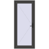 Pricing Internal doors 900x2050 mm INTERIOR door (Z74/60) opens  inside BASALT_GREY two-sided