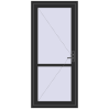 Pricing Internal doors 900x2050 mm INTERIOR door (Z74/60) opens  inside BLACK_STRUCTURAL two-sided