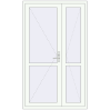 Pricing Internal doors 1300x2180 mm INTERIOR door (Т94/60) opens to the outside RAL 9016 Traffic white two-sided