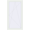 Pricing Tilt-and-Turn 1050x2030 mm KORSA BRILLANT RAL 9016 Traffic white two-sided