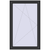 Pricing Tilt-and-Turn 1000x1600 mm KORSA BASE (Euro-Design 60) ANTHRACITE_GREY_GLATT two-sided