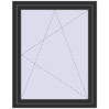 Pricing Tilt-and-Turn 1000x1200 mm KORSA ENERGY-SAVING (SYNEGO MD) ANTHRACITE_GREY_GLATT two-sided